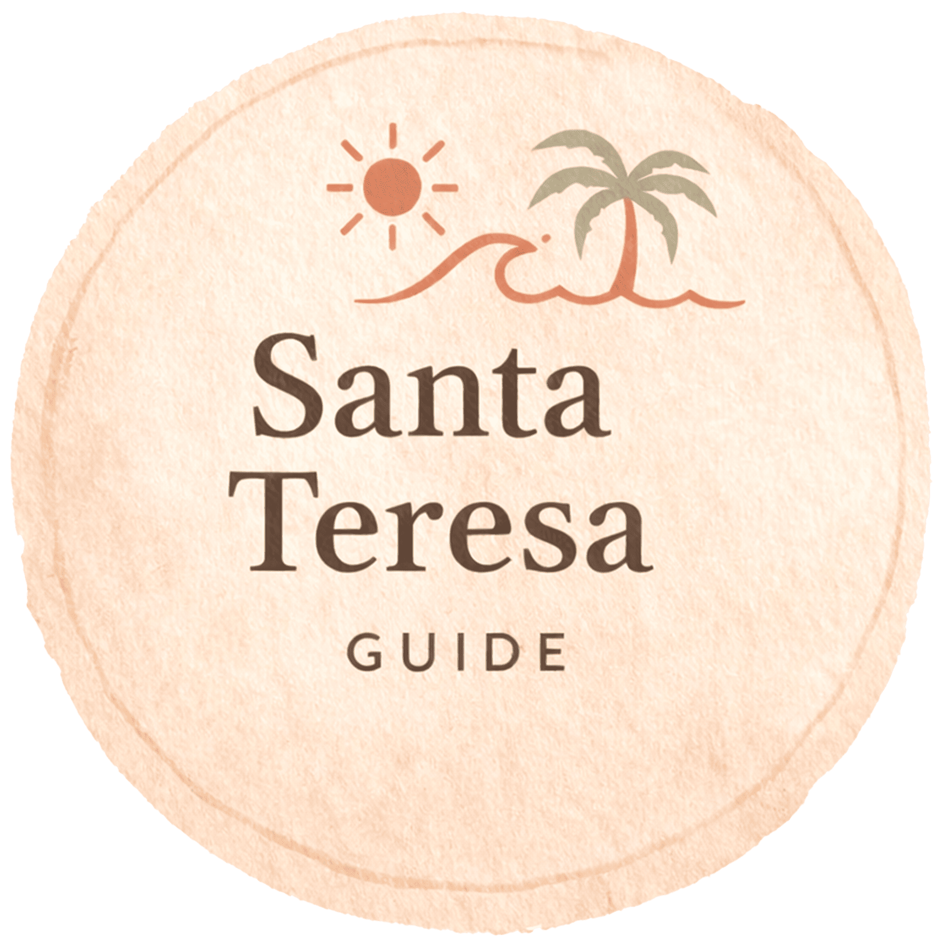 Carte Santa Teresa (Costa Rica) simplifiée