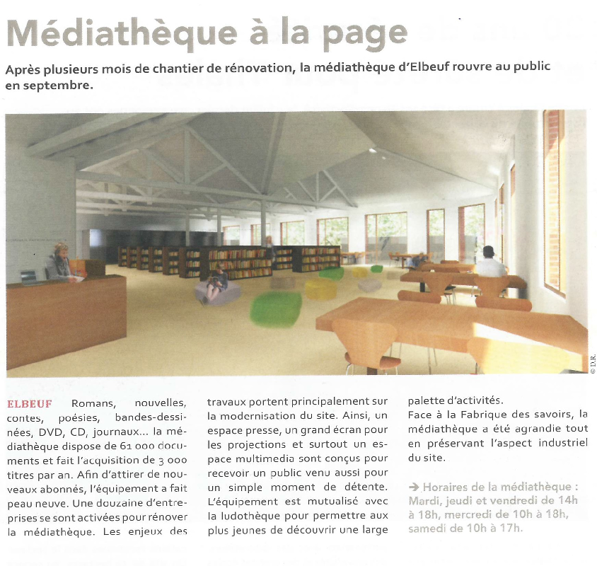 Médiathèque Elbeuf