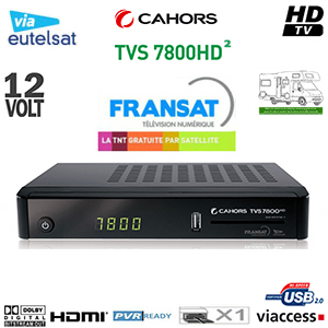 Terminal Fransat HD Cahors TVS 7800HD²