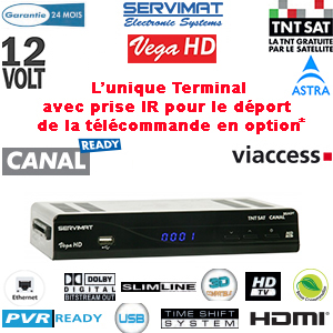 Terminal numérique TNTSAT SERVIMAT VEGA HD PVR