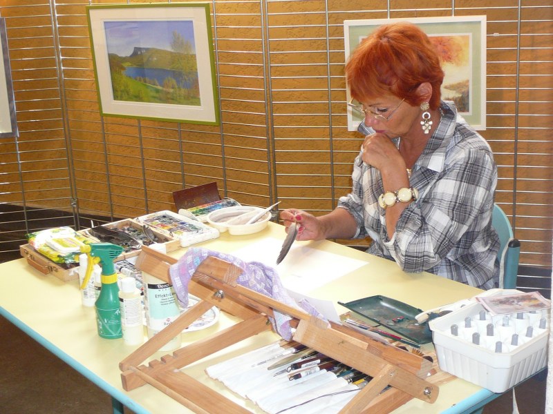 TRAVAIL AUX PLUMES D' OISEAUX