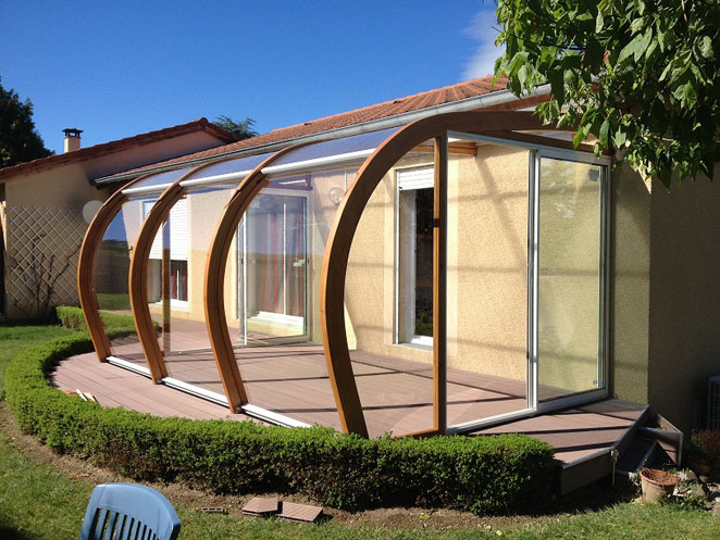 Véranda incassable.