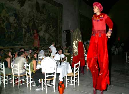 Échassier en soirée