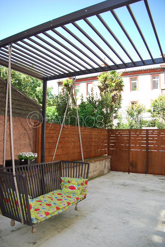 Portail et clôture, mobilier de jardin, pergola