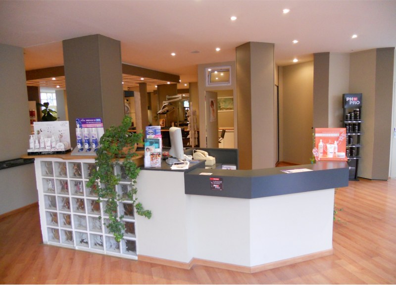 Accueil au salon