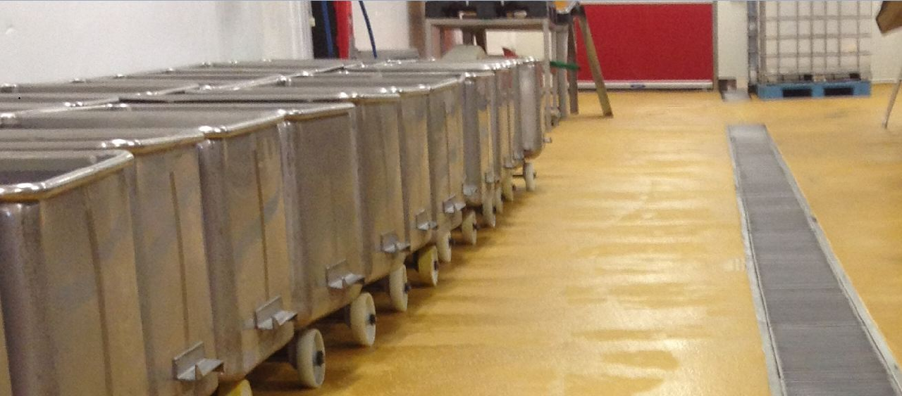 résine de sol polyuréyhane-ciment pour atelier agro-alimentaire