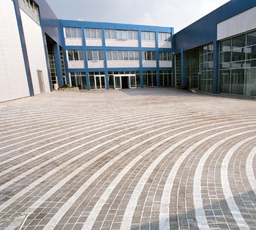 Pavesgranit® EURO 3 couleur Gris Noir Kirin et Blanc