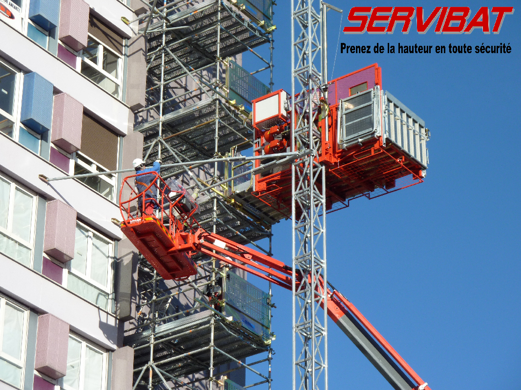 Monte-matériaux (Lift, ascenseur,  plateforme de transport, ) location, installation, vente, entretien, 