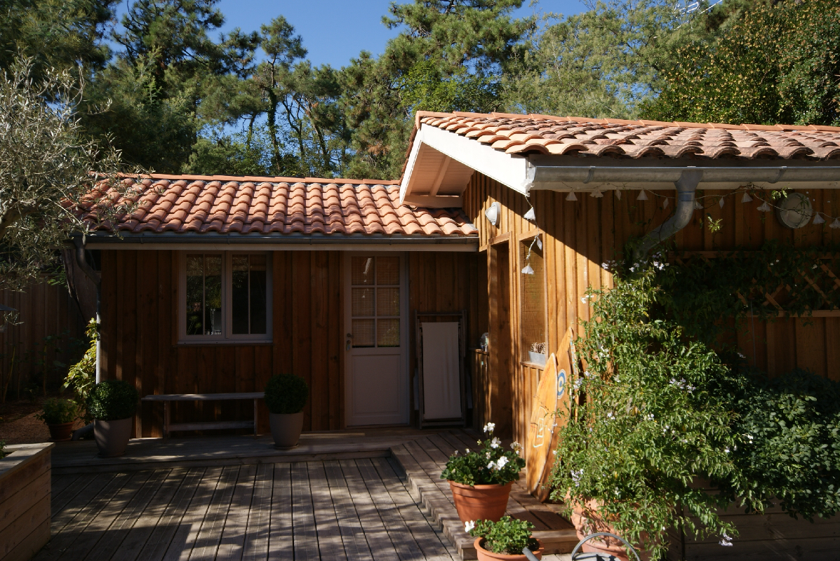 construction maison bois en poteau poutre cap-ferret 
