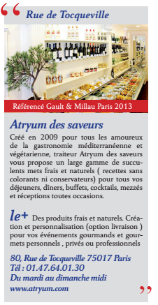 Traiteur Paris 17e: 