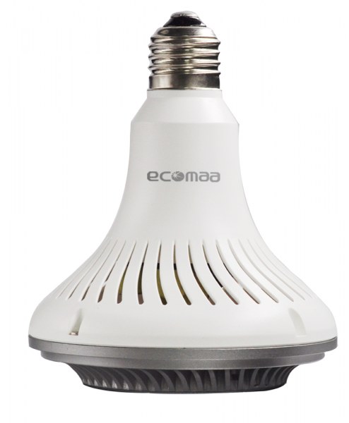 PAR38, E27, 19W (equivalent 120W halogene) blanc chaud et froid (2700K/3000K/5000K), angle d'ouverture 30°