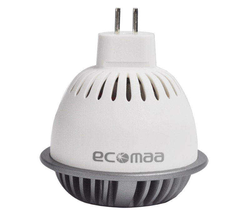 MR16, GU5.3, 6W (equivalent 50W halogene) Blanc chaud et froid (2700K/3000K/5000K), angle d'ouverture 38°