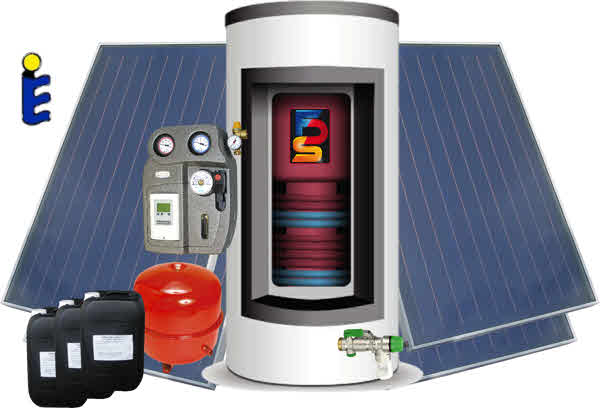 Chauffage combiné solaire d'appoint pour maison individuelle