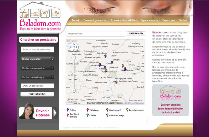 Accueil Beladom.com 