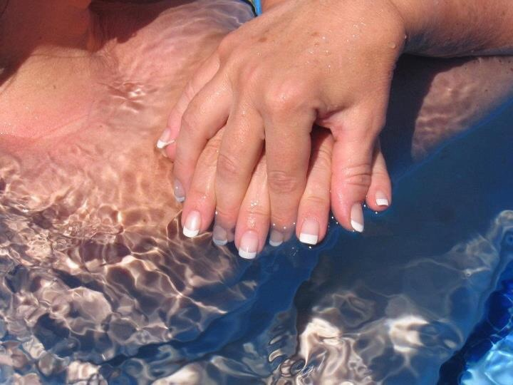French Vernis semi-permanent sur ongles naturels Pas de pose de faux ongles.