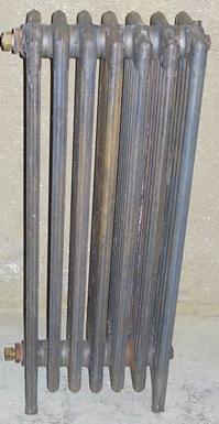 Decapage de radiateur en fonte 