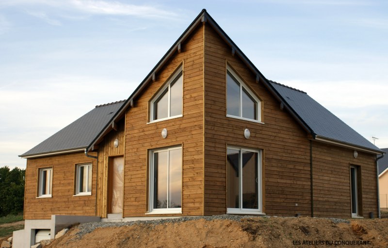 Ateliers du Conquérant Maison Ossature Bois en Mayenne Maison BBC