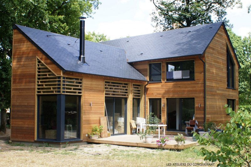 Ateliers du Conquérant Maison Ossature Bois en Mayenne Maison BBC