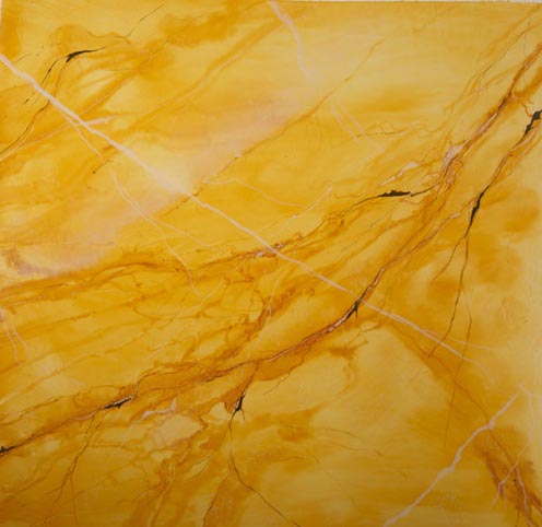 Trompe l oeil, marbre, un jaune de sienne