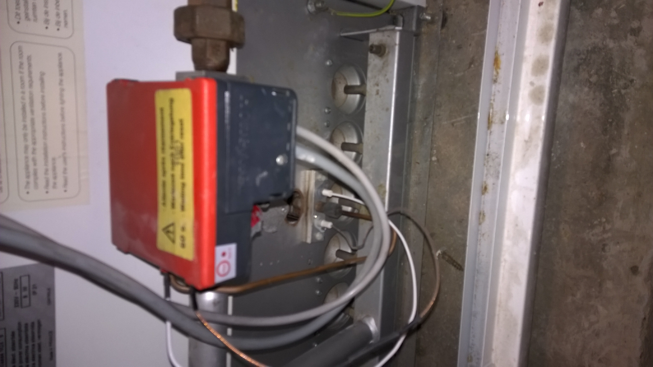 depannage sur chaudière sol De Dietrich 