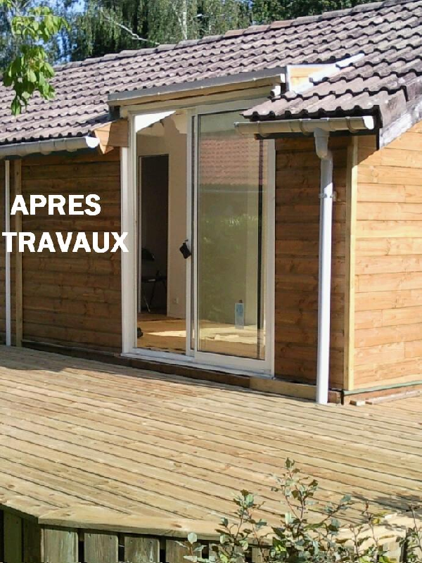 Suppression terrasse - Agrandissement intérieur - Création d'ouverture