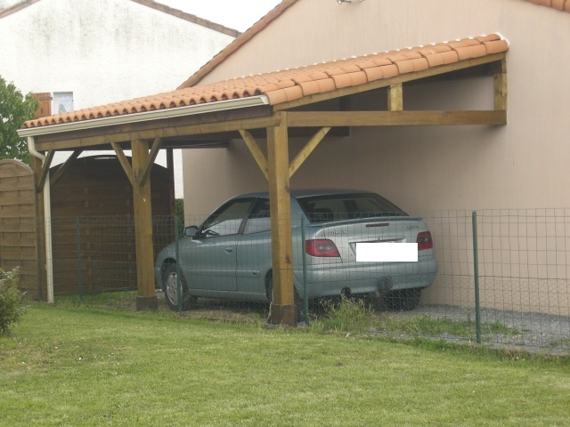 Fabrication et pose d'un calport (Surgères 17)