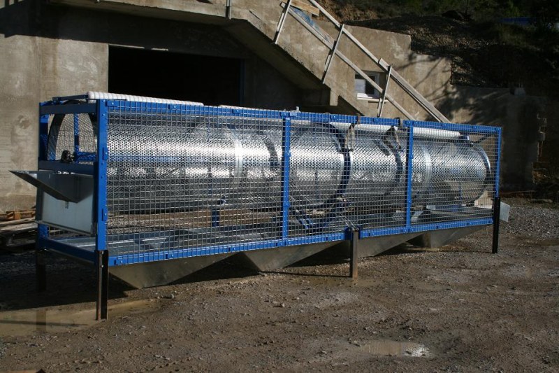 Calibreuse à tambour pour la noix, la noisette, la châtaigne