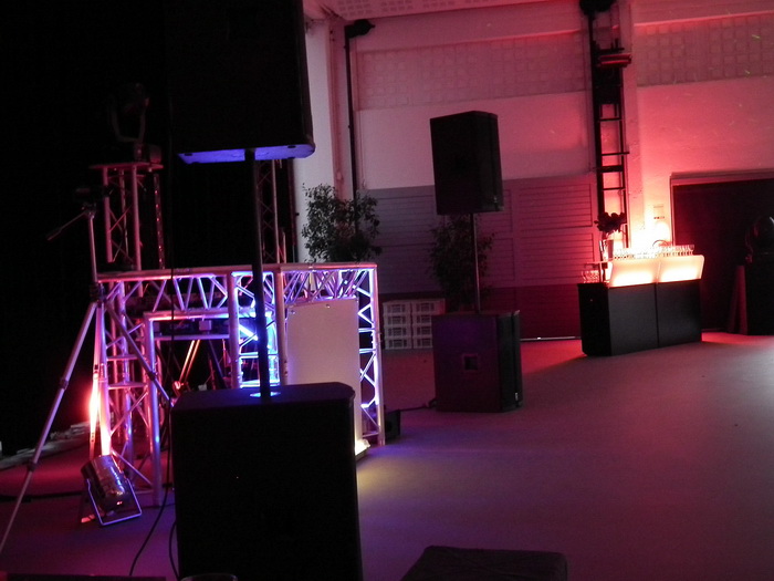 Podium discomobile pour soirée professionnelle