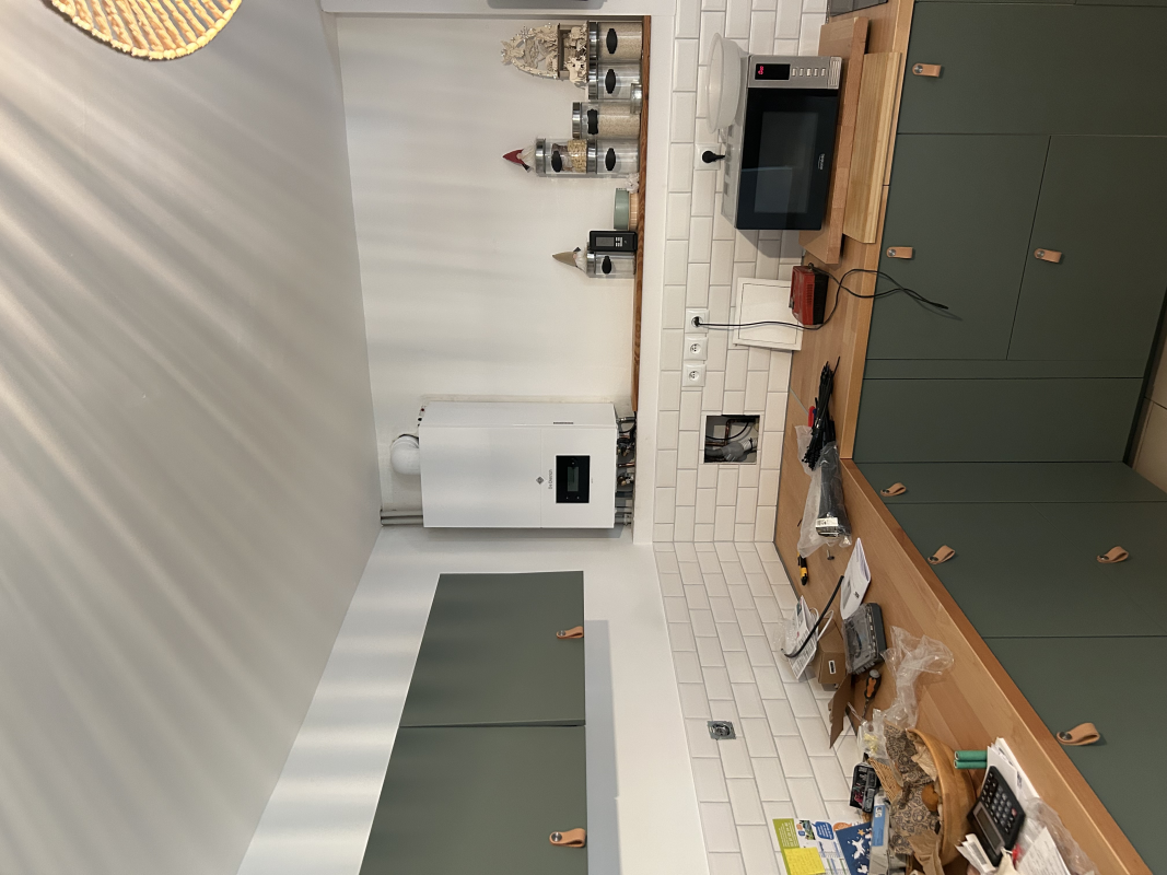 Remplacement de chaudière sur la commune d'Amfroipret, installation d'une chaudière gaz THPE ( Très Haute Performance Economique) de marque 