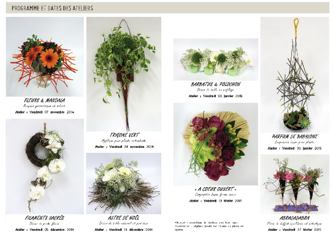 Cours d'art floral