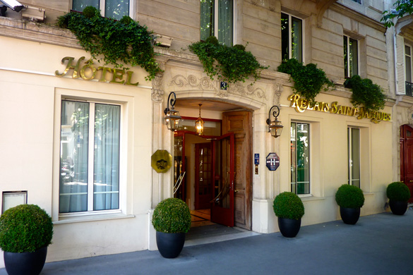 Façade Hôtel Relais saint Jacques