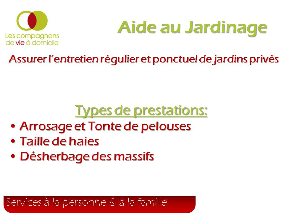 Petit Jardinage à domicile