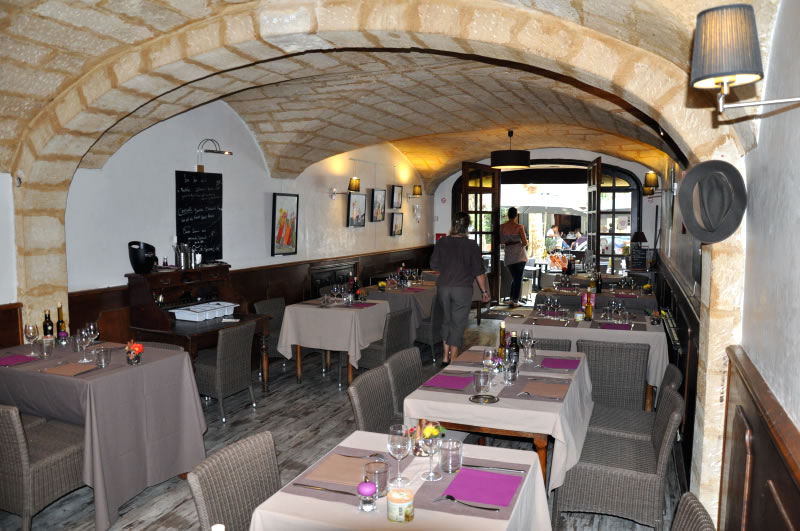 La salle du restaurant MilléZime à Uzès