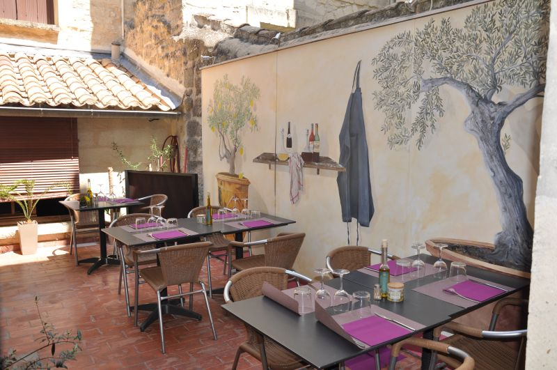 Le patio du restaurant Millézime 