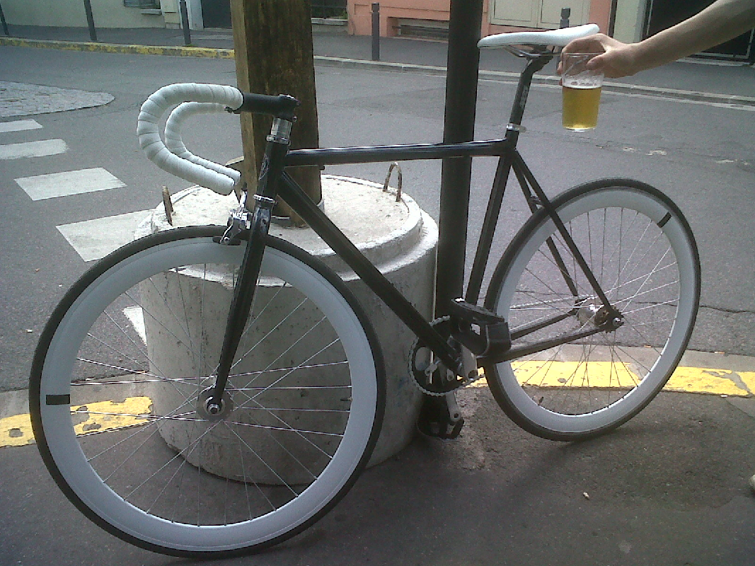 Pignon fixe réalisé chez TPUV