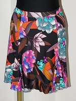 jupe lycra fleurie NS