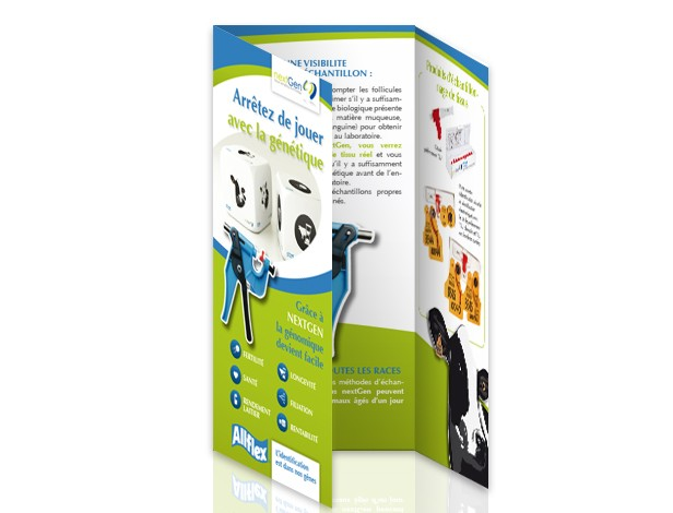 Création print AllFlex - AE2 Agence de communication Nantes