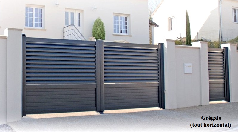 portail alu ksm éole occlusion partielle grégale