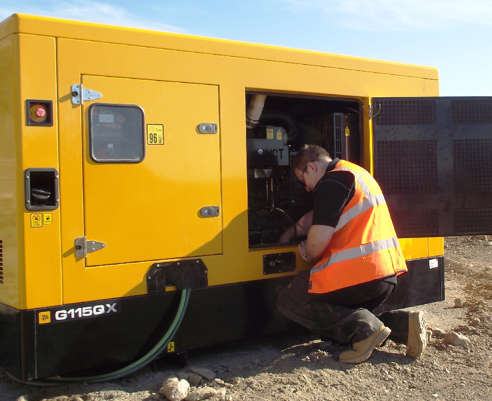Groupe electrogene de chantier