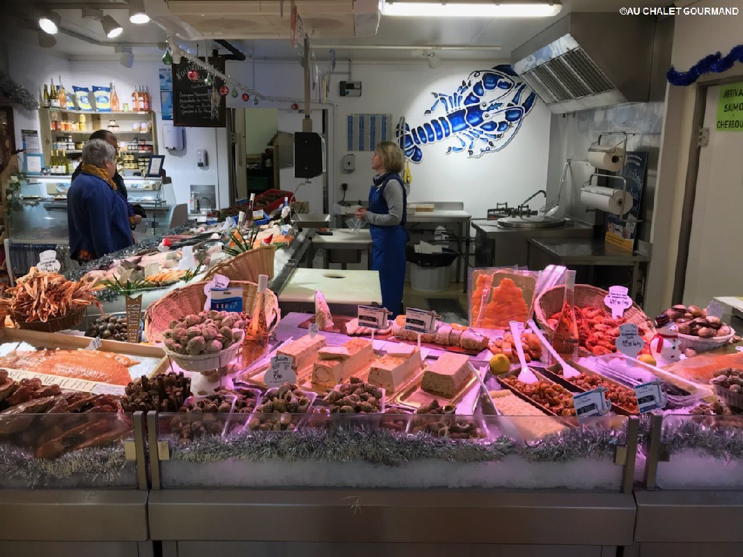 Rayon poissons et crustaces du Chalet Gourmand de Barneville