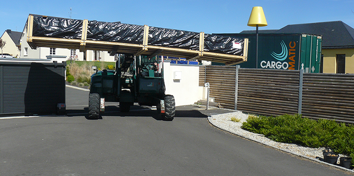 Livraison directe domicile Abris