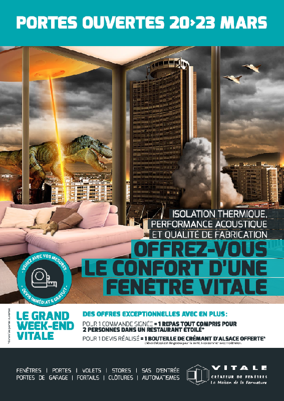 Vitale, isolation et qualité de fabrication de vos fenêtres en Alsace.
