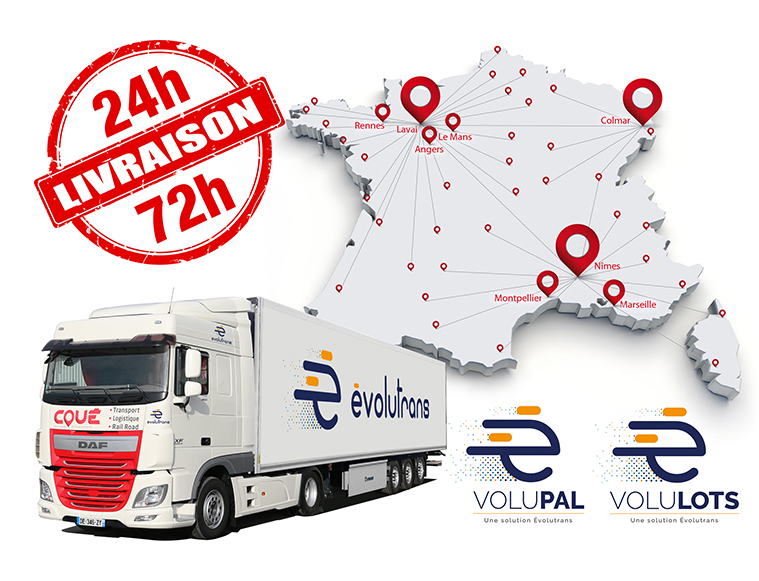 Implantations stratégiques, transport national et international 