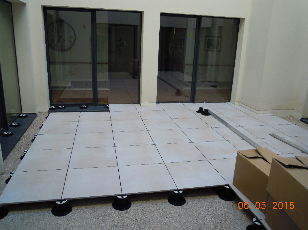 Terrasse sur plot