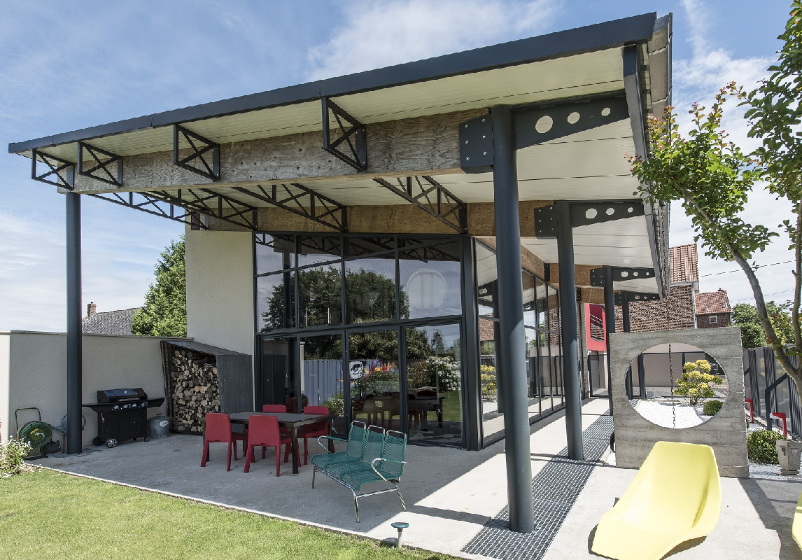 Façade vitrée en aluminium - Eco Style Fermeture