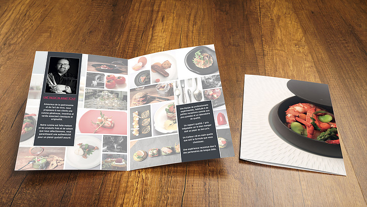 Création & Impression plaquette commerciale