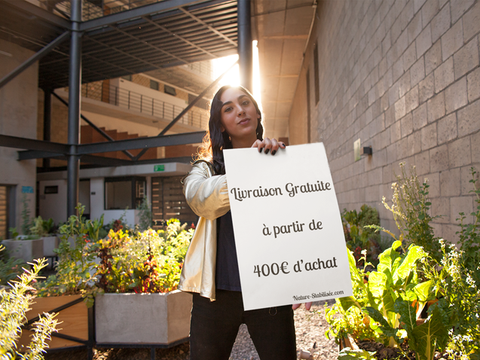 Livraison offerte a partir de 400 euros d'achat