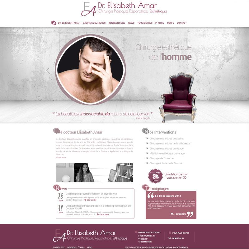 création site internet et referencement Docteur AMAR