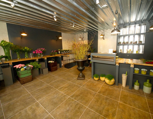 aménagement pour un fleuriste
