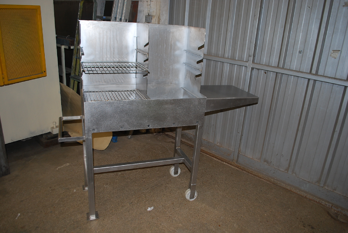 Barbecue inox modulable et mobile